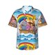 thumbnail image 1 of Fotbe Rainbow Animals on Noah's Ark Camisa Hawaiana para Hombre Unisex – Camisa Casual de Verano con Botones de Manga Corta de Algodón y Lino,X-Large, 1 of 7