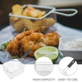 thumbnail image 2 of Stainless Steel Deep Fry Basket with Handle 2pcs Mesh Frying Baskets, 2 of 8