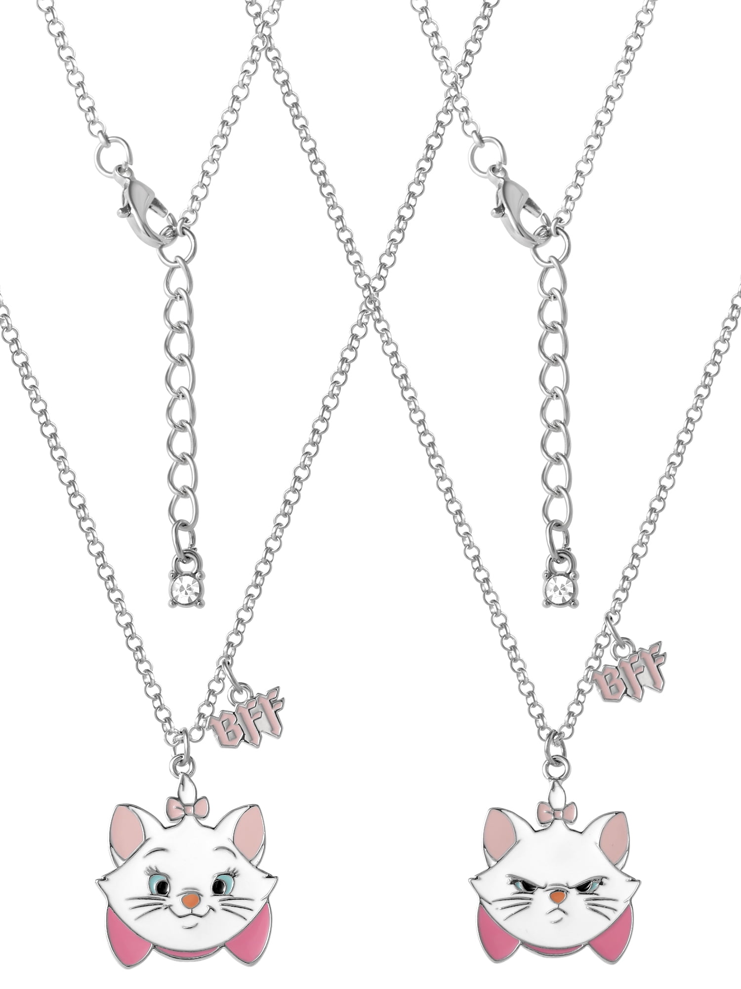 Disney The Aristocats Best Friends Pendant Necklace Set with Adjustable Chains