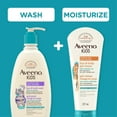 thumbnail image 2 of Aveeno Kids Face & Body Wash, Hypoallergenic, 2 in 1 Cleanser, Oat Formula, Sensitive Skin, Kids Shower Gel, 2 of 7