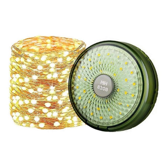 Camping Lights String LED Camping Light USB Rechargeable Outdoor Tent Colorful Ambiance String Light
