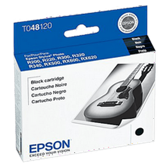 ~Brand New Original EPSON T048120 INK / INKJET Cartridge Black for Epson Stylus Photo R300