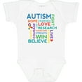thumbnail image 3 of Inktastic Autism Support slogan Boys or Girls Baby Bodysuit, 3 of 5