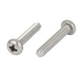 thumbnail image 3 of Unique Bargains 25 Pcs M4x22mm 316 Stainless Steel  Pan Head Machine Screws Silver Tone, 3 of 5