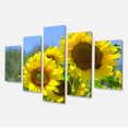 thumbnail image 2 of Beautiful Sunflowers View - Floral Canvas Art Print, 2 of 3