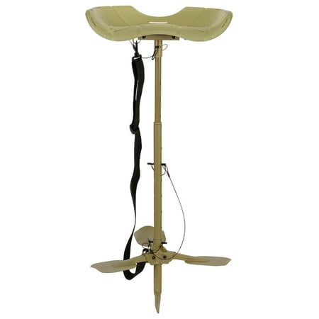 Ergo Ultimate Marsh Seat for Waterfowl Hunting - Ergonomic Lightweight Durable Solid Stable Adjustable Rotating Supportive Pressure-Relieving Stool with Carry Sling