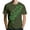 Army Green, variant on Men's St. Patrick's Day Shamrock Graphic T Shirt Short Sleeve Casual Clover Tee