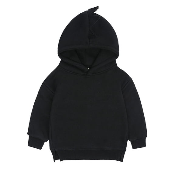 Godderr 6M-4Y Kids Toddler Baby Pullover Hoodie Sweatshirt for Boys Girls Fleece Dinosaur Jackets Newborn Solid color autumn style Sweatsuit