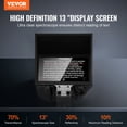thumbnail image 2 of VEVOR Teleprompter, 13" Aluminum Alloy, Floor Type with Adjustable Angle Spectroscope, Remote Control, for YouTube, Twitch, Zoom, Supports DSLR/Webcam/Smartphone, for Video Recording/Live Streaming, 2 of 9