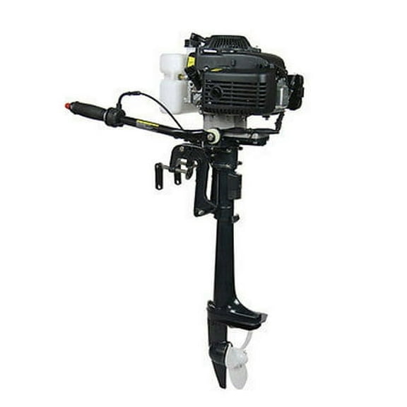 4HP 4 Stroke Outboard Motor Boat Engine with CDI Air Cooling, 400mm Short Shaft