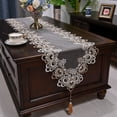 thumbnail image 3 of ShengRui Lace Table Flag Coffee Table Flag European -Style TV Cabinet Cover Cloth American Style Dining Table Flag Tissue Bed Flag Tablecloth Decorative Towels, 3 of 8