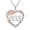3, variant on Taioiat 111 Necklace for Women Rose Angel Numbers Necklace with Cubic Zirconia Angel Numbers Carving Jewelry Valentines Day Gift for Wife Girlfriend Her