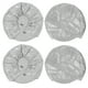 thumbnail image 3 of 4 Piezas Cubias De Neumilaros, Cubiertas De Neumós De Repuestón Cubierta De Neumilaros De Coche Película De Aluminio Impermeable A Cubias De Cubiertas De Neumilar De Nieve, 3 of 7