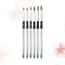 NICEXMAS 6Pcs Nail Art Brushes Detail Nail Brush for French Tip Drawing Pen Set