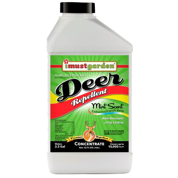 I Must Garden Deer Repellent: Mint Scent - 32oz Concentrate