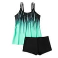 thumbnail image 5 of Delliss Women's 2 Piece Bathing Suit Fashion Print Tank Top And Shorts Swimsuits, 5 of 5