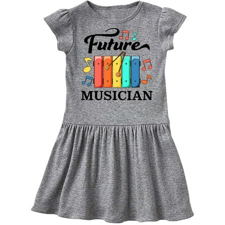 

Inktastic Future Musician- xylophone music Gift Toddler Girl Dress