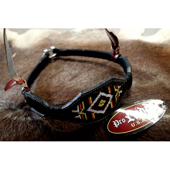 Horse Show Bridle Western Leather Barrel Racing Tack Rodeo NOSEBAND 99113