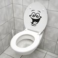 thumbnail image 1 of Set de 8 Pegatinas de Smiley, Divertidas Pegatinas de Pared para WC, Baño, Cocina, PVC, 1 Color, Talla Única Rojo Verde, 1 of 5