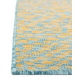 thumbnail image 6 of Jill Zarin Outdoor Collection Area Rug - Cape Town (13' 1" Square Yellow and Aqua/Light Blue), 6 of 11