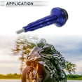 thumbnail image 3 of Unique Bargains 0.63" Motorcycle Slider Frame Aluminum Alloy Plastic Wheel Fairing Protection Crash Pad Protector Guard 2.4" 5.87"  Blue 1 Pcs, 3 of 7