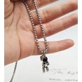 thumbnail image 2 of 2 collares de acero inoxidable para parejas, astronomía, astronauta, collares a juego para parejas, regalo del día de San Valentín para él y ella, 2 of 5