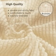 thumbnail image 4 of Recliner Sofa Slipcover, Four Piece High Stretchy Reclining Chair Cover, Machine Washable Spandex Jacquard Fabric, Bottom Elastic Easy to Install, 4 of 8