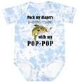thumbnail image 3 of Inktastic Pack My Diapers I Am Going Fishing with Pop-pop Boys or Girls Baby Bodysuit, 3 of 5