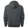 thumbnail image 5 of Aobny Henley Gym Shirts Men Hooded Gray Button Up Hoodie Sweatshirts Men Big and Tall Shirts for Men,XL, 5 of 5
