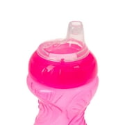 Nuby No-Spill Easy-Grip Pink Soft Spout Sippy Cup, 10 fl oz