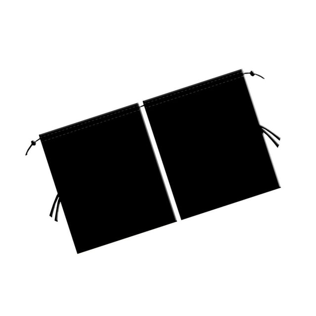koolsoo Portable Removable Van RV Sedan Sun Shade 2 Dividers Pongee 2 Dividers Pongee