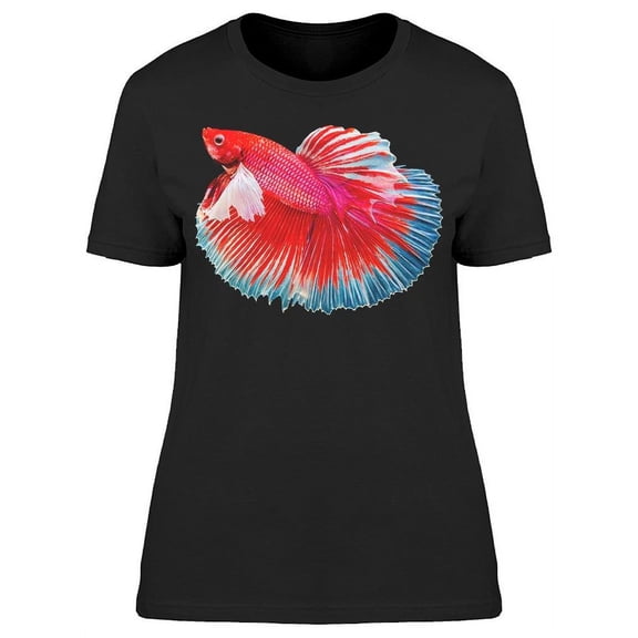 Transparent-Tipped Tail Betta T-Shirt Women -Image by Shutterstock, Female Medium