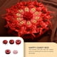 thumbnail image 2 of Moyic 10 unids/set caja de dulces de boda cajas de almacenamiento de pasteles de azúcar de moda contenedor de alimentos regalos bolsa de Kits de decoración para fiestas Rojo, tipo 3 Pequeño, 2 of 6