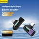 thumbnail image 3 of Adaptador OTG Tipo C A Tipo C con Pantalla Digital 6A para Carga Rápida de 120 W Cable USB C Conector USB2.0 Negro, 3 of 6