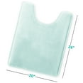 Clara Clark 1 Contour Bath Rug, Absorbent Memory Foam Bath Mat Bathroom