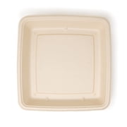 Sabert TerraPac 48 oz. Deep Square, Pulp Fiber Food Container, Eco-Friendly Composatable | 300/Case