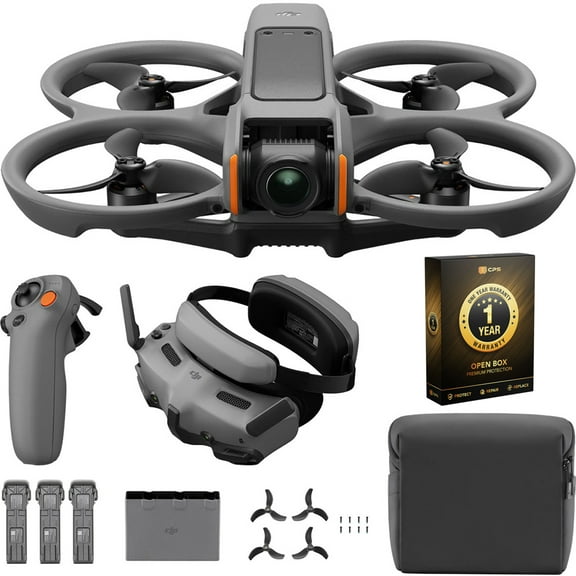 Open Box DJI Avata 2 Fly More Combo, FPV Drove w/ Camera   1 Year Warranty