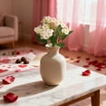 thumbnail image 2 of Beautynvta Artificial Daisy Flower, 13'' White Fake Daisies Flowers Realistic Faux Silk Tiny Daisy Bouquet for Home Garden Vase Wedding DIY Home Party Decor, 2 of 6
