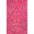 thumbnail image 1 of nuLOOM SPRE31A-26012 Kimberly Overdyed Style Pink 2' 6" x 12' Runner, 1 of 2
