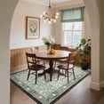 thumbnail image 2 of FairOnly Grey 5'x7'Pastoral Area Rug for Bedroom Kitchen Machine Washable Ultra Thin Non Slip Stain Resistant Farmhouse Area Rug for Modern Living Room, 2 of 7