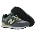 thumbnail image 4 of New Balance 574 PS Girls Shoes Size 2.5, Color: Grey/Beige, 4 of 5
