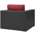 thumbnail image 4 of Modern Contemporary Urban Design Outdoor Patio Balcony Lounge Chair, Red, Rattan, 4 of 4