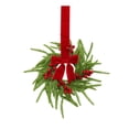 thumbnail image 2 of Qwtwty Christmas Wreath Decorations, Winter Artificial Wreath Hanging Ornament for Xmas Home Door Wall Window Fireplace Decor, Christmas Decorations, 2 of 8