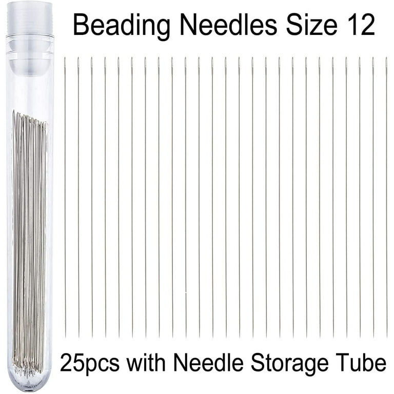 English Beading Needles, Size 12- 25 Pack