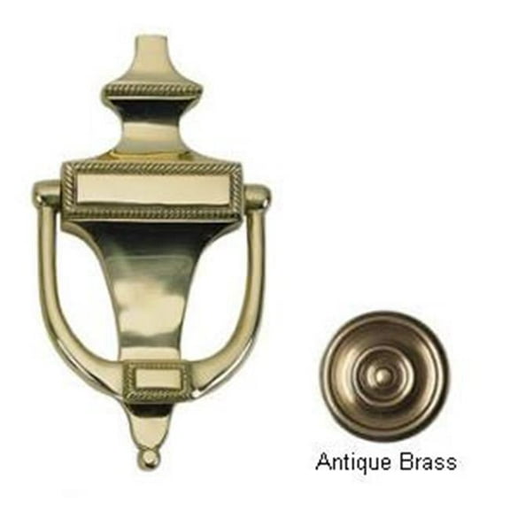 BRASS Accents  Rope Door Knocker 6-.50 in. Antique Brass