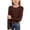 Brown, variant on Kureaily Girls Long Sleeve Ribbed Raglan Tee Stretchy Casual Basic Fit Crew Neck Shirt For Kids Youth/ 5-6 Years/ Little Kid (Beige)