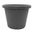 thumbnail image 1 of The HC Companies 15.5 Inch Round Classic Planter, Plastic Plant Pot, Warm Gray, 1 of 2