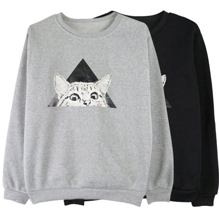 Casual Femmes Automne Geometrique Chat Imprimer Sweats Couleur Unie O Cou A Manches Longues Pull Top Sweatshirt Walmart Canada Casual Femmes Automne Geometrique Chat Imprimer Sweats Couleur Unie O Cou A Manches Longues Pull Top Sweatshirt Walmart Canada