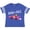 Football Blue and White, variant on Born to Race- Pink Race Car Boys or Girls Toddler T-Shirt