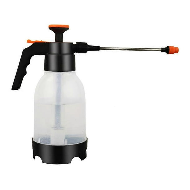 Spray Can Manual Pressure Watering Kettle for Gardening, Car Washing & Cleaning – Transparent Bottle with Long Nozzle – Versatile Watering Accessory